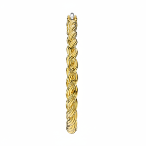 ELDARA Boucles d'oreilles pour femme en or rose 30 mm, hypoallergéniques, cadeau idéal - Product Image 2