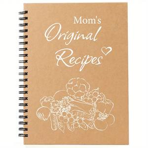 Carnet <span class=keywords><strong>de</strong></span> recettes artistique OEM A5, 100 pages, spirale dorée, planificateur <span class=keywords><strong>de</strong></span> <span class=keywords><strong>cuisine</strong></span> pour enregistrer les recettes, <span class=keywords><strong>la</strong></span> préparation des repas et les notes <span class=keywords><strong>de</strong></span> cuisson quotidiennes - Product Image 3