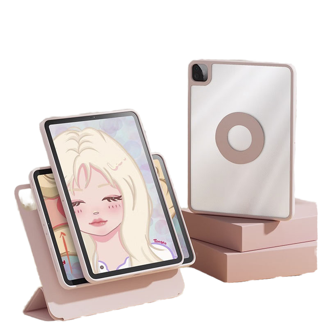 2021/2020/2019 Magnetic Dual-Sided Detachable PU Leather Business Split Cover for iPad 10.2 7th/8/9 Generation Tablet Cases