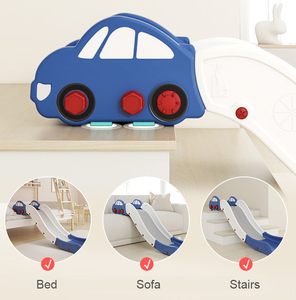 Maison de jeux intérieure pour enfants, Mini jouets pliables en plastique, avec toboggan, pour bébé, mise à jour, 2020 - Product Image 6