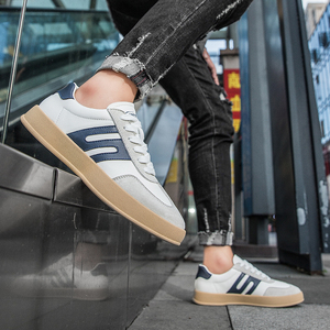 Soldes Exceptionnelles 2024 : Nouvelles Chaussures de Skateboard Blanches pour Hommes – Baskets Tendance à Lacets, Confortables pour la Marche, Personnalisables, Style Streetwear - Product Image 6