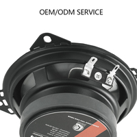 Grille de haut-parleur coaxial 4 voies HYANKA HCS-8604 de 4 pouces avec panier en fer, 4 ohms, 20 W RMS