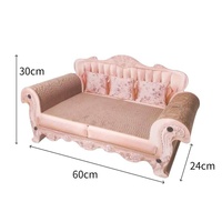 Canapé-lit pour chat rose extra large, griffoir en carton ondulé, design vertical pour chats corpulents, usage intérieur, vente en gros