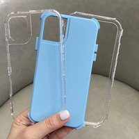 Funda Protectora para Oppo A6 A5 Pro Realme 15 14 Pro, Absorción de Impactos con Airbag, Carcasa Mate con Marco Transparente y Protección de Cámara
