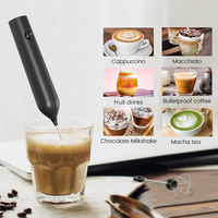 Mousseur à café moderne et minimaliste, mousseur à lait USB, mini mixeur portable rechargeable, automatique, capacité de 1 L, qualité alimentaire, respectueux de l'environnement