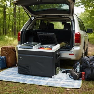 Refrigerador Portátil para Auto de Doble Zona y 38 Qt con Función de Fabricación de Hielo - Product Image 2