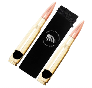 CNC Machined 50 Caliber Bullet Bottle Opener Tactical Aluminum Alloy Shell Shaped Survival Gear Molley Compatible - Product Image 1