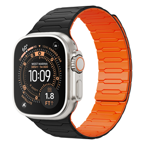 <span class=keywords><strong>Bracelet</strong></span> magnétique en silicone puissant de haute qualité, nouvelle sortie, pour <span class=keywords><strong>Apple</strong></span> <span class=keywords><strong>Watch</strong></span> 49 mm, 46 mm, 45 mm, 44 mm, 41 mm, 40 mm - Product Image 3