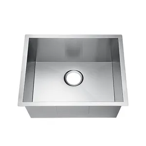 Single Bowl Kitchen Sink Commercial Stainless Steel Grey/white 5 Years 3-5/8" North America Standard Size Rectangular Apartment