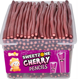 <span class=keywords><strong>Caramelle</strong></span> Gommose Halal alla Frutta, <span class=keywords><strong>Lunghe</strong></span> e Aspre, al Gusto di Liquirizia, in Confezione Grande, Alta Qualità, Produttori OEM/ODM - Product Image 1