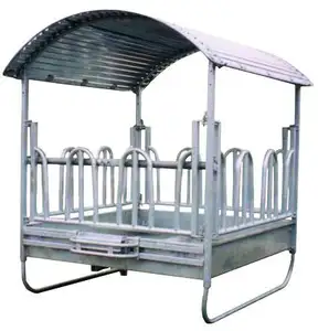 Custom design hot dipped galvanized Cattle Hay Round Bale Feeder horse Hay Feeder for livestock