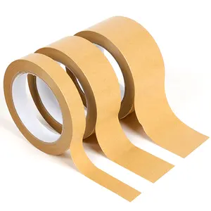 Yiwu Wholesale Super Adhesive Reinforced Kraft Paper Packing Tape