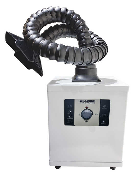 Cleanroom Single Arm Fume Extractor - Smoke Purifying Filter