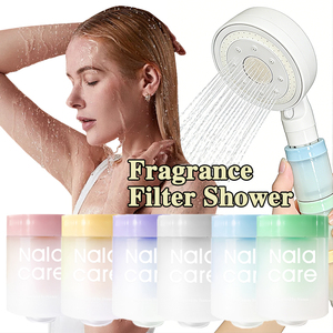 Filtre de douche à la vitamine C, filtre de pomme de douche parfumé, filtre de douche pour le bain, élimination du chlore, adoucisseur d'eau, utilisation domestique, aromathérapie - Product Image 1