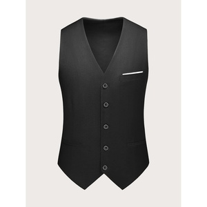 Ensemble de costume 3 pièces moderne, coupe ajustée, respirant, élégant, pour homme, tenue de travail décontractée - Product Image 3