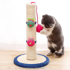 Di lusso Pet Cat Clown telaio arrampicata in legno Scratcher <span class=keywords><strong>e</strong></span> letto con Multi-testa Sisal colonna gatto giocattolo per gatti da graffiare <span class=keywords><strong>e</strong></span> giocare - Product Image 2