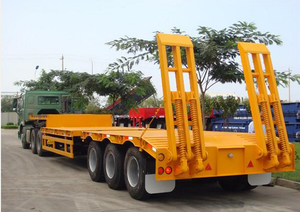 Semirremolque de Cama Baja Usado y Personalizable con Estructura Estable para Transporte de Excavadoras - Product Image 3