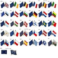 Broche en émail personnalisée drapeau écossais, accessoire de mode amusant pour manteau, épinglette en métal personnalisée, vente en gros