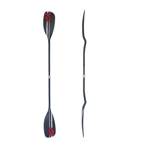 Kingpaddle Cranked Shaft Carbon Fiber Adjustable <strong>Whitewater</strong> Kayak <strong>Paddle</strong> - Product Image 6