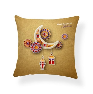 Funda de cojín de lino Ramadán Kareem para decoración, cojines decorativos para sofá - Product Image 5