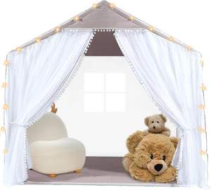 Tente de jeu portable pour enfants, château de princesse, chambre de jeu pour garçons et filles, tente de couchage pour bébé - Product Image 1