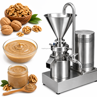 Elektrische Colloïdmolen Bloemmolen Saus Maalmachine Pindakaas Sesampasta Notenboter Sojabonen Fruit Bonen Voedselverwerking