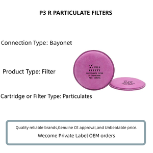 Respirateur à usage industriel avec <span class=keywords><strong>cartouche</strong></span> filtrante en coton à vapeur organique <span class=keywords><strong>P3</strong></span> R Filtres à particules Masque anti-poussière pour la protection contre les gaz - Product Image 3