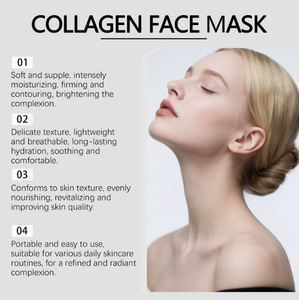 Mascarilla de colágeno que hidrata y suaviza suavemente la piel del rostro, ilumina y humecta para el cuidado diario de la piel. - Product Image 5