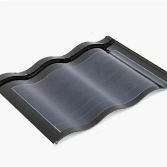 Panneaux d'énergie solaire photovoltaïques monocristallins produits d'énergie solaire batterie externe solaire bipv tuile solaire