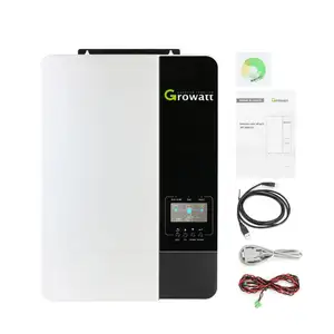 Growatt inverter 5kw 3500w off grid batteria al litio inverter 12v dc a 220v ac pure sine