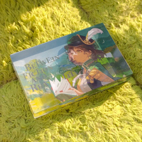 Carte en acrylique transparente personnalisée de haute qualité avec impression UV haute définition sur le thème de l'anime