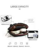 Sac à dos en PVC transparent style peluche, portable, tendance, à thème vache, pour l'extérieur, sac de rangement pour l'argent, pratique et utile