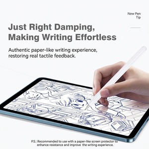 หัวปากกาเปลี่ยนได้ Ksentry <span class=keywords><strong>ส</strong></span>ำหรับ iPad Pro รุ่นที่ 1/2 ทำ<span class=keywords><strong>จ</strong></span>ากพลาสติกและโลหะ - เครื่องมือเขียนที่ทนทาน ความแข็ง 2B 2H - Product Image 5