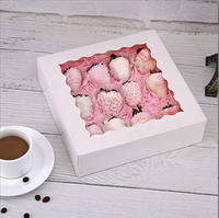 Boîte cadeau transparente pour anniversaire, emballage de gâteau de mariage, emballage de pâtisserie pour la Saint-Valentin