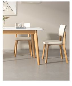 Sillas de Comedor de Madera Minimalistas de Estilo Nórdico con Respaldo, Muebles Modernos para Comedor L111 - Product Image 6