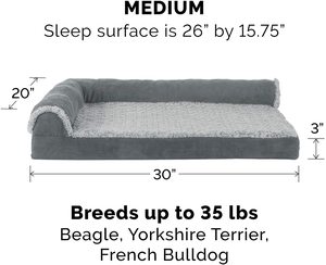 Cama para perros de calidad <span class=keywords><strong>superior</strong></span>, cama para perros de espuma viscoelástica, camas impermeables calmantes de lujo para perros - Product Image 3