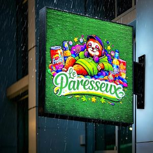 Custom Advertising Logo Lightbox Double Sided Outdoor LED Light Boxes for Business Retail Salon Cafés <b>Bars</b> Restaurants Shop - Product Image 1