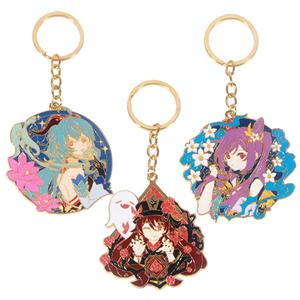 Llavero de metal esmaltado duro y colorido personalizado al por mayor, colgante decorativo de mariposa para cartera, artesanía metálica para regalo - Product Image 6