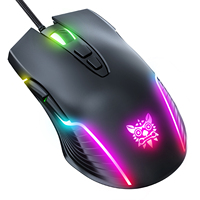 Ratón para Juegos ONIKUMA CW905, Ergonómico, con Iluminación, 6400 DPI, Óptico, USB, con Cable, para Computadora