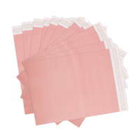 Enveloppe d'expédition autocollante pour colis, imperméable, rose, pochette d'expédition