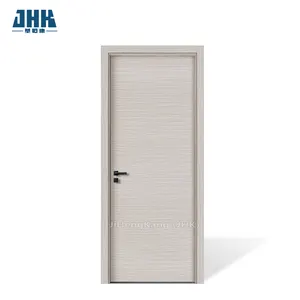 Puerta de MDF de alto brillo, precio de puerta abatible de madera, diseños modernos de puerta de madera