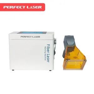 Machine de gravure de marquage laser à fibre portable parfaite 20w 30w pour équipement de marquage de balai à manche en métal en vente