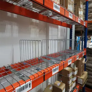 Heavy-duty Wire Mesh Deckings Zinc Finished For Warehouse Racking System