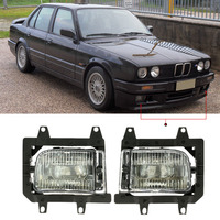 Paire de lentilles en plastique transparent pour feux antibrouillard avant gauche et droit pour BMW E30 Série 3 1985-1993