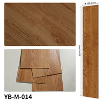 Revêtement de sol auto-adhésif 1.5mm Planche de vinyle plastique Carreaux en PVC de luxe Autocollants en PVC résistants à l'usure Revêtement de sol pour bureau Commercial