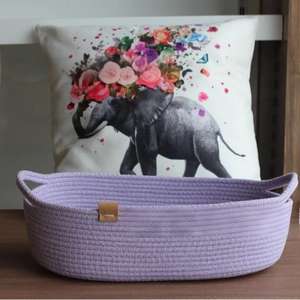 Бестселлер, плетеная хлопковая зигзагообразная веревка для шитья корзины бохо, корзина для шитья, корзина для шитья, декоративная веревка для шитья - Product Image 4