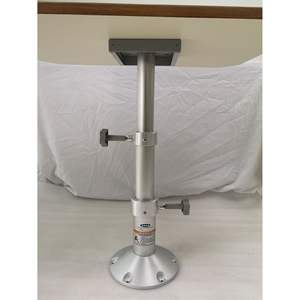 ฐานโต๊ะปรับระดับได้ 3 ตอน ทำจากอลูมิเนียมอัลลอย สำหรับเรือยอชท์ เรือ และรถบ้าน ความสูงขาโต๊ะ 295-690 มม. อุปกรณ์ทางทะเล - Product Image 2