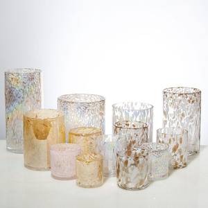 Samyo decorazione per la casa personalizzata soffiato a mano resistente al calore <span class=keywords><strong>di</strong></span> lusso coriandoli Votive portacandele per matrimonio <span class=keywords><strong>vetro</strong></span> vuoto barattolo <span class=keywords><strong>di</strong></span> candela - Product Image 6