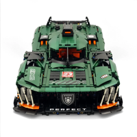 Guly 10616 Hypercar Prototype, Coche de Carreras de Resistencia, Escala 1:8, Bloques de Construcción Mecánicos, Modelo Coleccionable para Aficionados Adultos