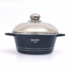 Vente flash : Ensemble de casseroles en céramique granit, revêtement antiadhésif, fonte d'aluminium, pour la cuisine - Product Image 5